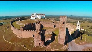 Castelo de Arraiolos, Portugal em Duas Rodas CBR600F