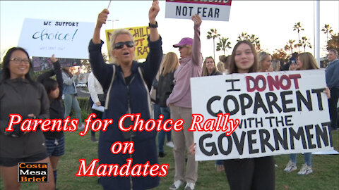 Parents for Choice Rally - Mandates
