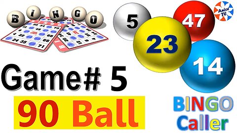 90-Ball Bingo Caller - Game#5 American English