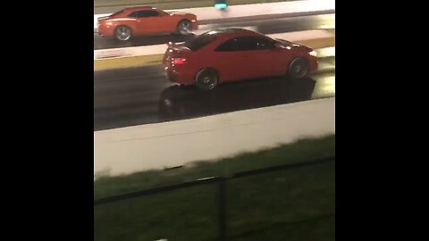 Turbo 8th gen on low boost VS SS Camaro 😤