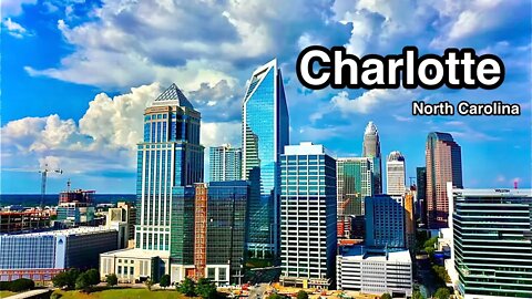 Charlotte North Carolina Skyline Screensaver in 4K - Charlotte Metropolitan View