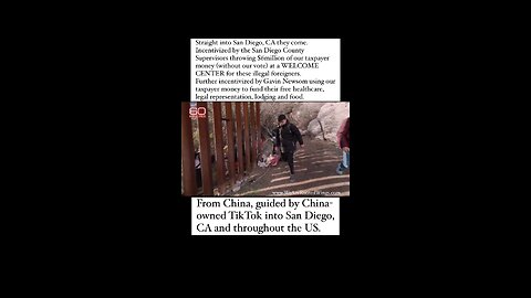 Illegal immigrants from as far away as China are using detailed TikTok instructional videos.