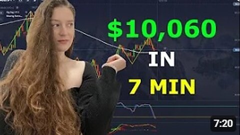 How I made $10,060 in 7 minutes real trading strategy