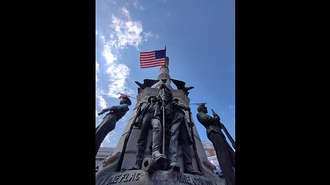 Soldiers and Sailors Monument, Allentown PA, Song by Mile Twelve, WalkinAndTalkinAcrossAmerica