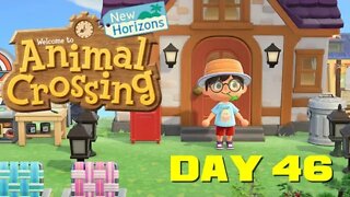 Animal Crossing: New Horizons Day 46 - Nintendo Switch Gameplay 😎Benjamillion