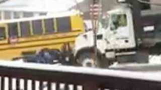 Woman Speaks After Recording Video Of Snow Plow Crash