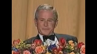 2012 WH CORRESPONDENCE DINNER WITH BUSH AND COLBERT- INTERESTING