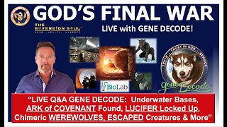 LIVE with GENE DECODE! Q&A on Law of WAR, Cabal, Galactic Federation, Khazarian Mafia & More!