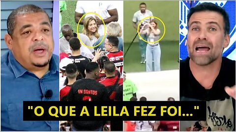 "FICARAM PU***?? SÓ UM IMBECIL pra ACHAR que a Leila..." Atitude com a torcida do Flamengo DEBATIDA!