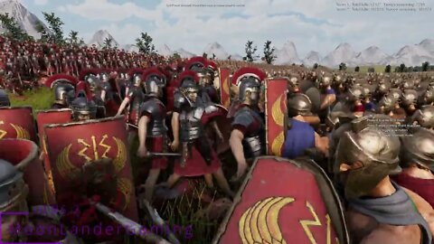 2 million Romans vs 2 million Spartans | UEBS2 | testing new computer build.