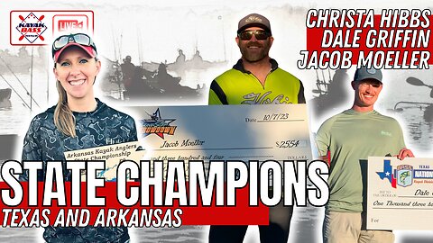 Kayak Fishing State Champions Show! Arkansas and Texas!