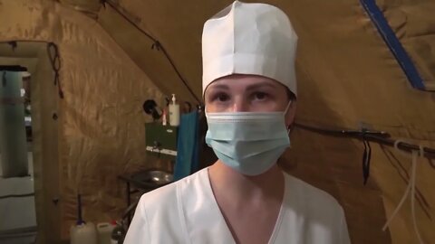 Footage From One Of Russia's Advance Field Hospitals That Provides Care For Both Troops & Civilians!