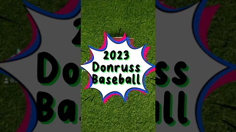 Opening A Pack Of 2023 Donruss Baseball🔥 #baseball #sportscards #mlb #sports #unboxing