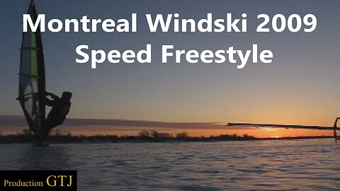 Montreal Windski : Speed Freestyle Windski action