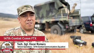 Tech. Sgt. Oscar Romero uses innovation during the 147th Combat Communications Squadron FTX