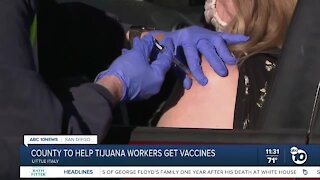 San Diego County announces program to share vaccines with Tijuana workers