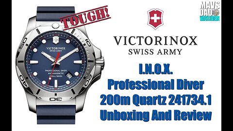 Tough As Nails! | Victorinox I.N.O.X. Professional 200m Quartz Diver 241734 Unbox & Review