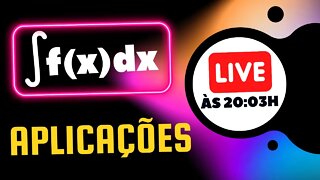 [🟢 LIVE ] APLICAÇÕES PARA INTEGRAL | TERÇA DO CALCULO | @Professor Theago