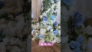 Wedding bride & groom table decor #diywedding #wedding #backdrop #bride