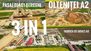 AUTOSTRADA A0 SUD - Pasaj DJ401 Berceni - Fabrica de Grinzi - Oltenitei - A2 (data 24.04.2023)
