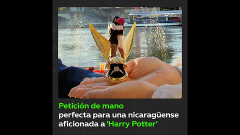 ‘Snitch’ dorada de ‘Harry Potter’ ‘ayuda’ a pedir la mano de una fan