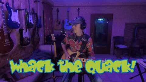 Whack the Quack - Quacking along "Funk Backing Track in G"