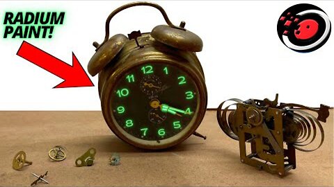 Restoration - Antique Radium Clock #VintageTimekeeping #AntiqueClock #TimelessDesign