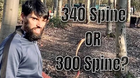 340 Spine Arrow vs 300 Spine Arrow! 66Lbs Paragon Raider Bow