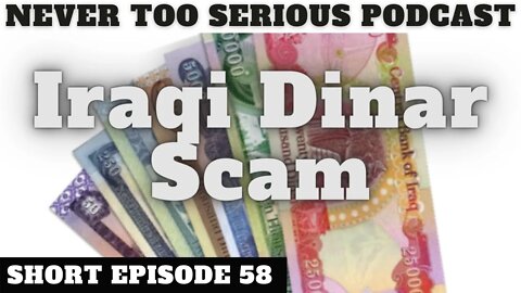 Is the Iraqi Dinar scam real?