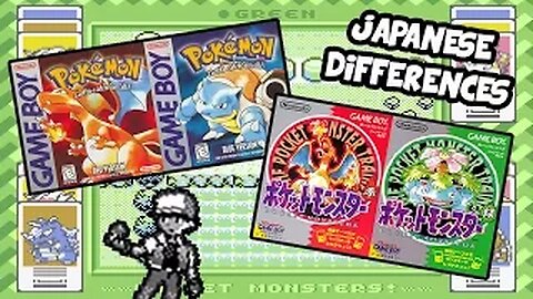 Pokemon Red and Blue Japanese Differences - ABrandonToThePast