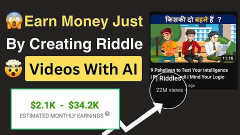 🧩 Create Riddles Videos and Earn $3,257/month! 🤑 | Fun Puzzles for Cash 💰