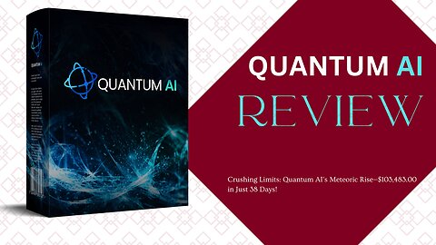 Crushing Limits: Quantum AI "Demo Video" Meteoric Rise—$103,483.00 in Just 38 Days!