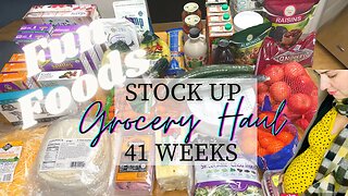 Large Family Grocery Haul for Pantry Stock And Produce