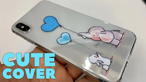 Cute iPhone Xs Bunny and Elephant Cover Review