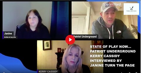 PATRIOT UNDERGROUND AND KERRY CASSIDY INTERVIEW BY JANINE TURN THE PAGE