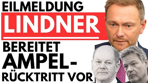 💥EILMELDUNG: CHRISTIAN LINDNER BRINGT AMPEL ZUM PLATZEN!💥@Deutsche Politik🙈