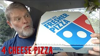 Domino's New 4 Cheese Pizza Taste Test!
