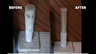 How to Restore / Repair a Cat Scratching Post / Tree - $10 Easy DIY