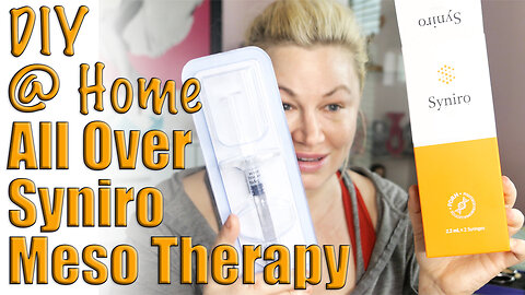 DIY @ Home All over Syniro PDRN Meso therapy! Code Jessica10 saves you money!