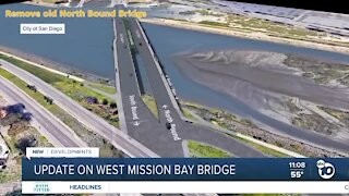 Portion of new West Mission Bay Drive bridge opened