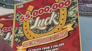 Winning Florida Scratch Off Lottery Tickets $5,000,000 LUCK