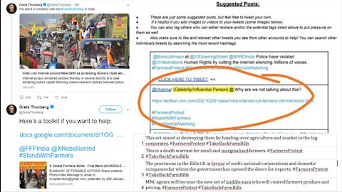 Greta Thunberg Exposed As Puppet Promoting #FarmersProtest In India!