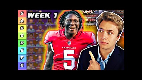 Top 30 WR Rankings & Tiers | Week 1 Fantasy Football