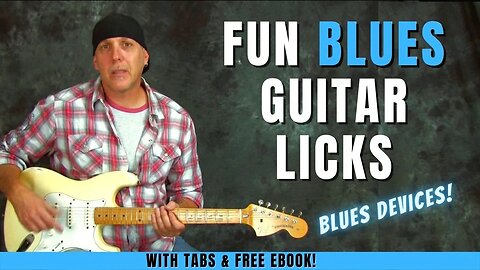 Blues Licks for Lead Guitar - licks made simple with TABS