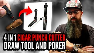 4 In One Cigar Punch/Draw Tool/Poker | Cigar Prop