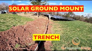 Solar Ground Mount - Trench Review 3 of 3