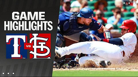 Rangers vs Cardinals /Game Highlights (7/31/24) / MLB Highlights