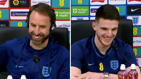 'I'm EXCITED to play in a great football city!' | Gareth Southgate, Declan Rice | Italy v England