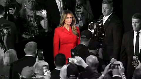 Melania is the Lady in Red