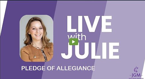 Julie Green subs PLEDGE OF ALLEGIANCE